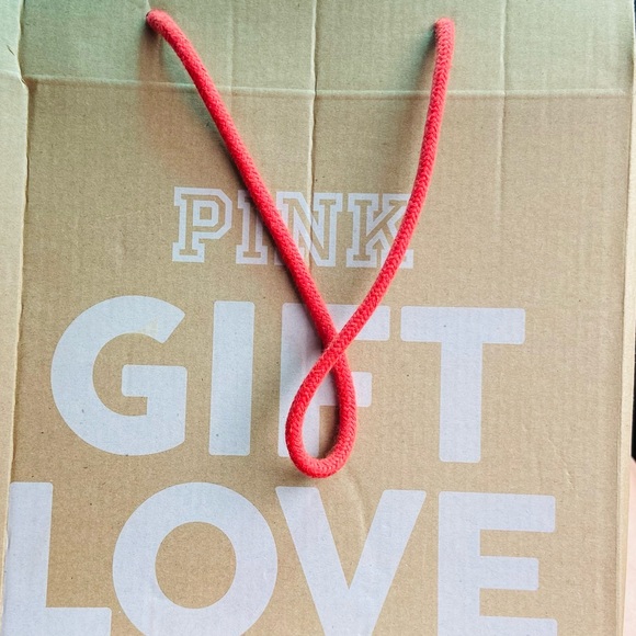 NWT VS PINK LOGO CAMPUS HOODY PULLOVER & LOGO CAMPUS LEGGINGS BOX SET MEDIUM NWT - Picture 5 of 5